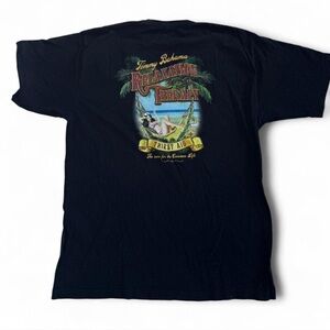 Vintage Black Tommy Bahama Relaxation Therapy T-Shirt Graphic tee